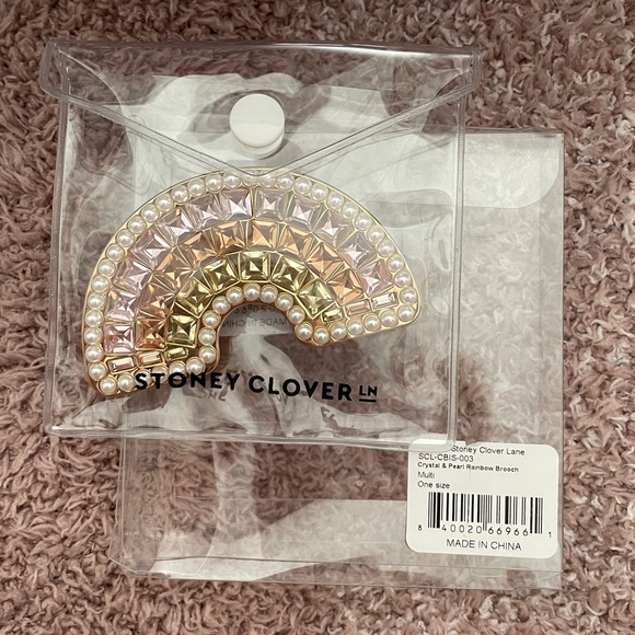 Stoney Clover Lane Rainbow Brooch - Picture 2 of 6